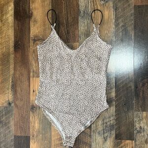 Leopard Print Bodysuit